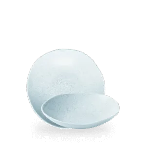 Stonecast Duck Egg Natural Organische Coupe Schale 8 5/8" Box 6