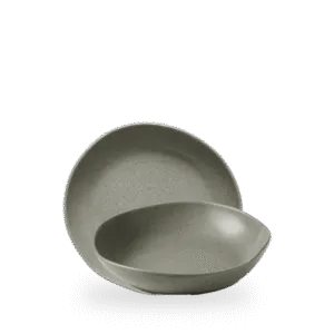 [SPGSPWB11] Stonecast Grey Natural Organische Schale Tief 8 1/2" Box 6