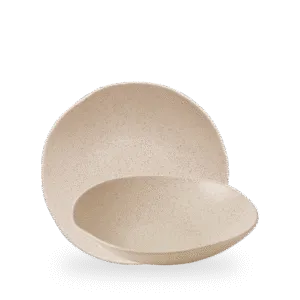[SNMSPB251] Stonecast Nutmeg Cream Natural Organische Coupe Schale 9 7/8"  Box 6 25cm 9 7/8" H:5cm 150cl 53oz
