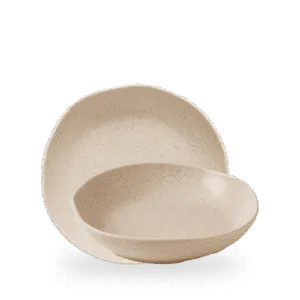 [SNMSPWB21] Stonecast Nutmeg Cream Natural Organische Schale Tief 9 7/8" Box 6 25cm 9 7/8" H:4.5cm 116cl 41oz