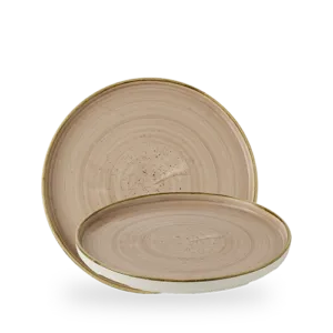 [STUSWP261] Stonecast Truffle Walled Plate Teller 26 Cm Box 6 26cm 10 2/8"