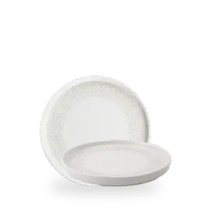 [CGVIWP211] Viana Charcoal Grey Walled Plate 8 1/4" Box 6 21cm 8 1/4" H:2cm