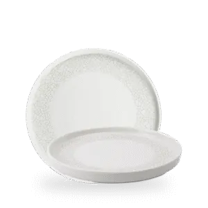 [CGVIWP261] Viana Charcoal Grey Walled Plate 10 1/4" Box 6 26cm 10 1/4" H:2cm