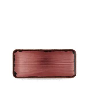 [HVPLDOB21] Harvest Plum Tablett Rechteckig Organ. 35X16Cm