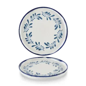 [MEIKWP211] Harvest Mediterranean Terracotta Teller Rund Mit Erhoehtem Rand 21Cm