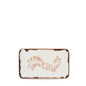 [METEDOB11] Harvest Mediterranean Terracotta Tablett Rechteckig Organish 27cm x 16cm 10 5/8" x 6 1/2"