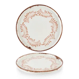 Harvest Mediterranean Terracotta Teller Rund Mit Erhoehtem Rand 26cm 10 1/4" H: 2cm