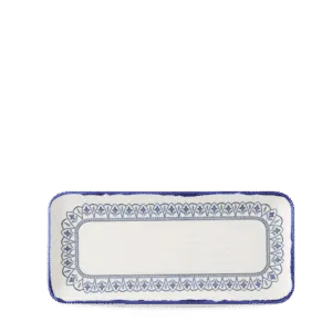 Tablett Rechteckig Organ. 34.6 x 15.6cm 13 5/8" x 6 1/4"