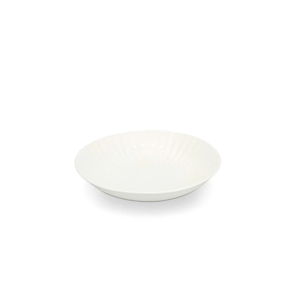 Schale blumenförmig D23 H5 - weiß