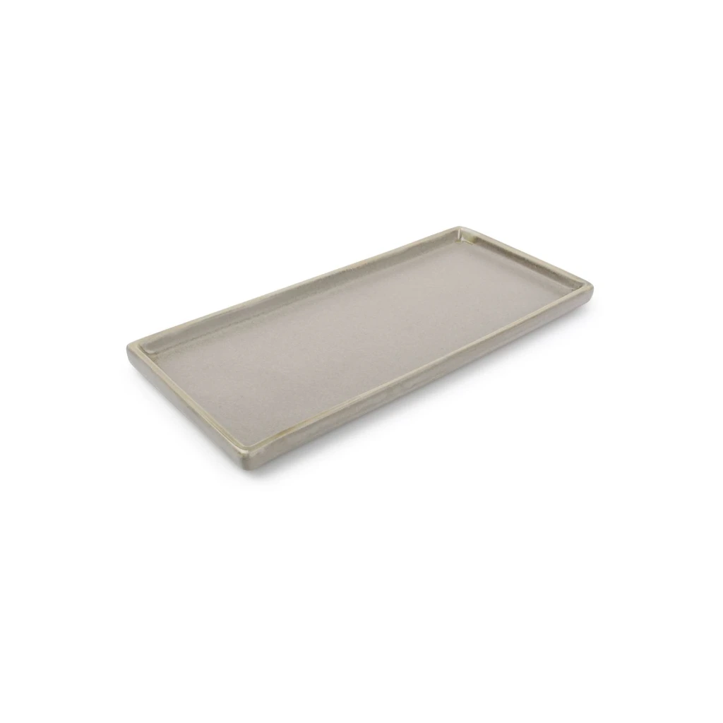 STRUCTO Teller rechteckig 28x20x1,5 - braun
