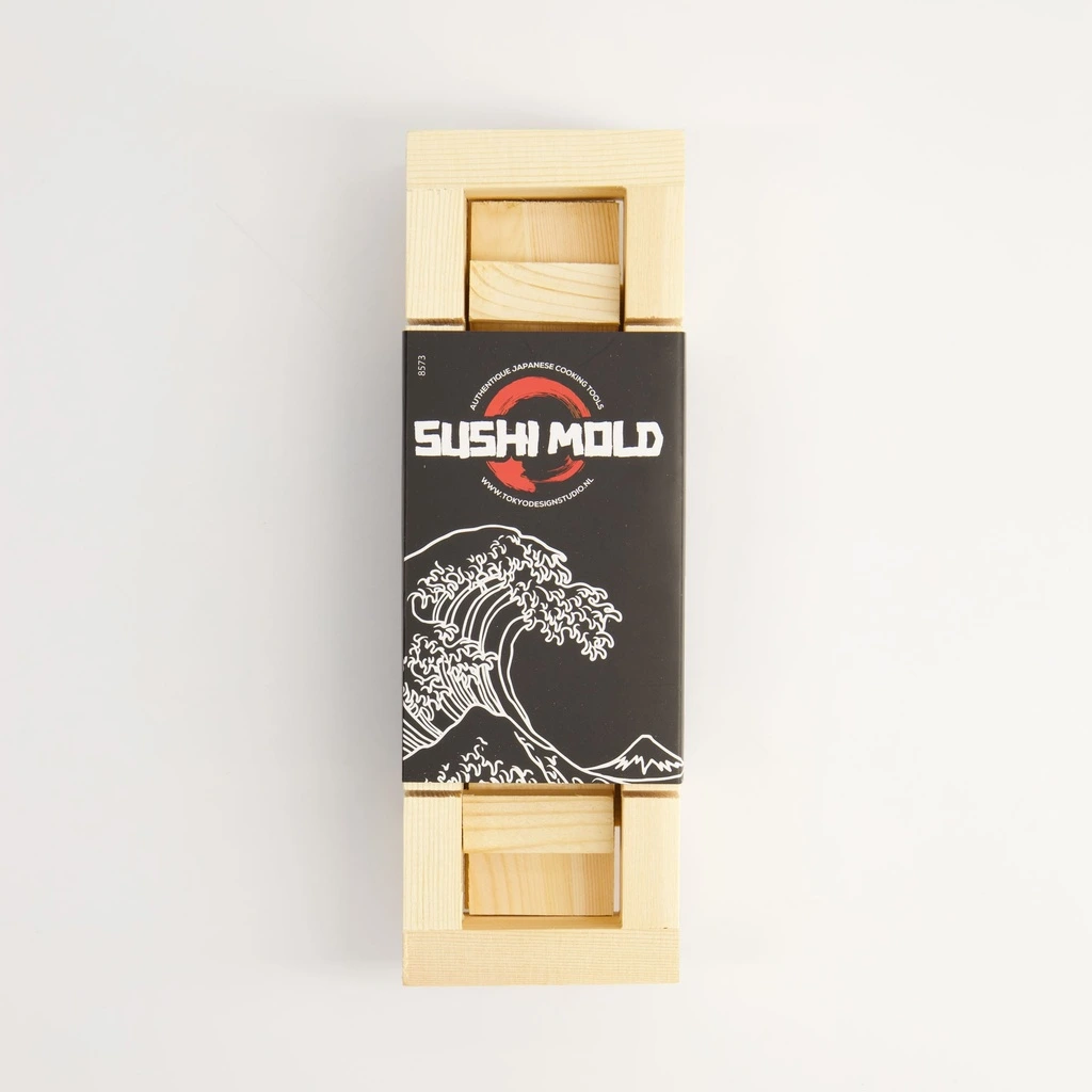 [JN08573] Kitchen TDK FZ Sushi Mold 21x7x6cm Wood J-1216B 5/50