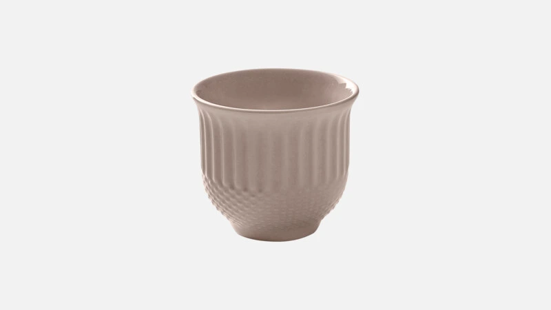 RELIEF Tasse 8cl - beige