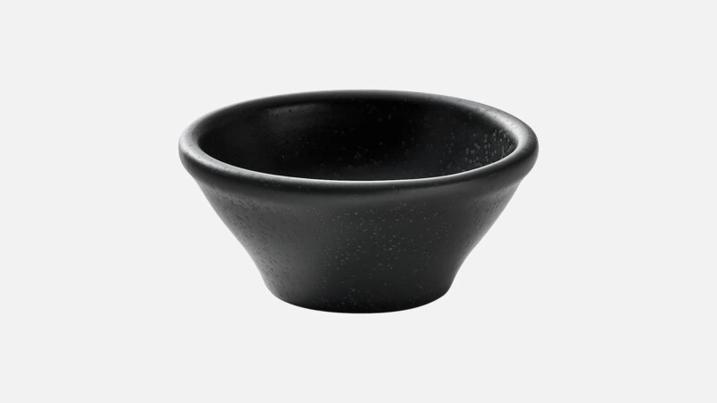 [HS610841000204] RELIEF Soße rund D8cm - schwarz