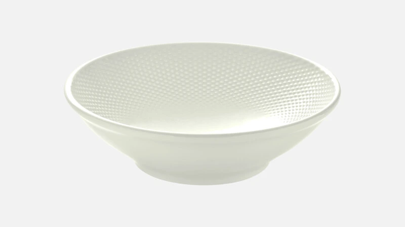 RELIEF Schüssel rund D24cm 1500ml - weiß