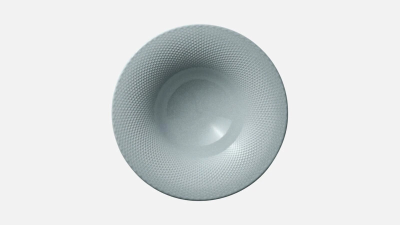 RELIEF Teller tief rund D27cm - blau