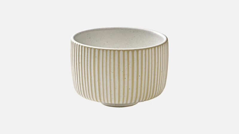 [PLG545291000582] NARA WHITE Tasse 30cl D10 H7cm - beige