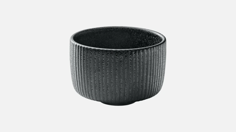 [PLG545291021090] NARA BLACK Tasse 30cl D10 H7cm - schwarz