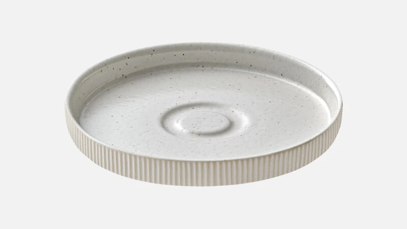 NARA WHITE Untertasse D15 H2,5 - weiß