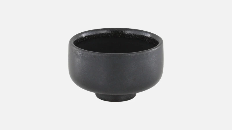 NARA BLACK Soße rund D8cm - schwarz