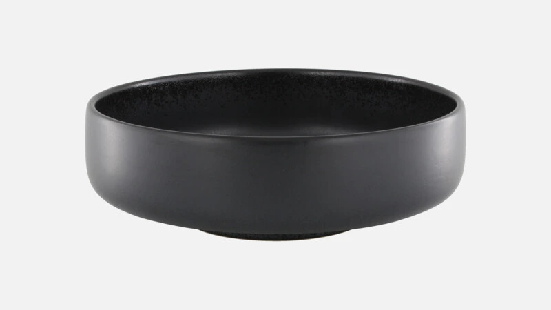 [PLG312191021090] NARA BLACK Schale rund D21cm H7 - schwarz
