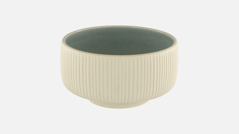 NARA GREY S Schüssel D15cm D8cm - beige/grau