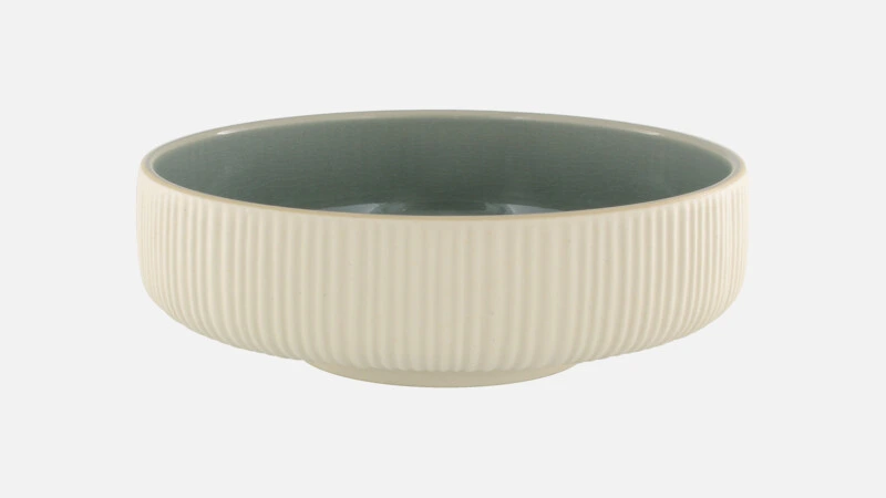 NARA GREY Schüssel D21cm - grau/beige