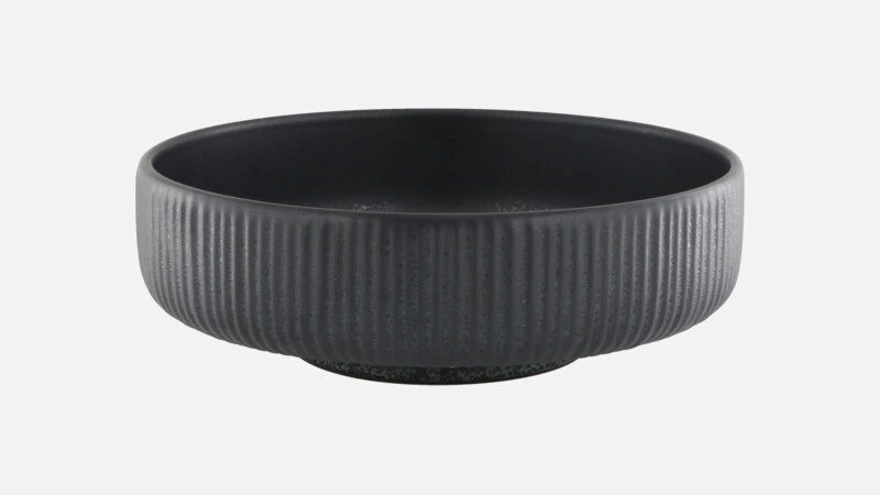 NARA BLACK Schüssel D21cm - schwarz