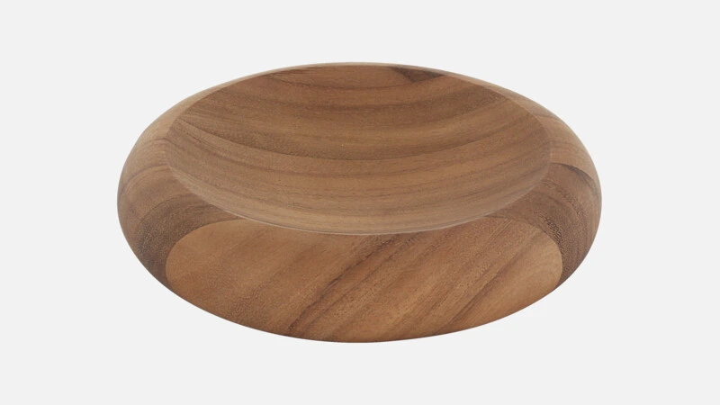 Holz Schale rund D21 H4cm - holz