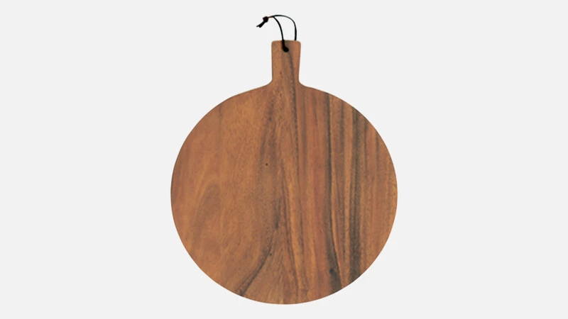 [PLG740550191] Servierbrett mit Griff rund D35cm - holz
