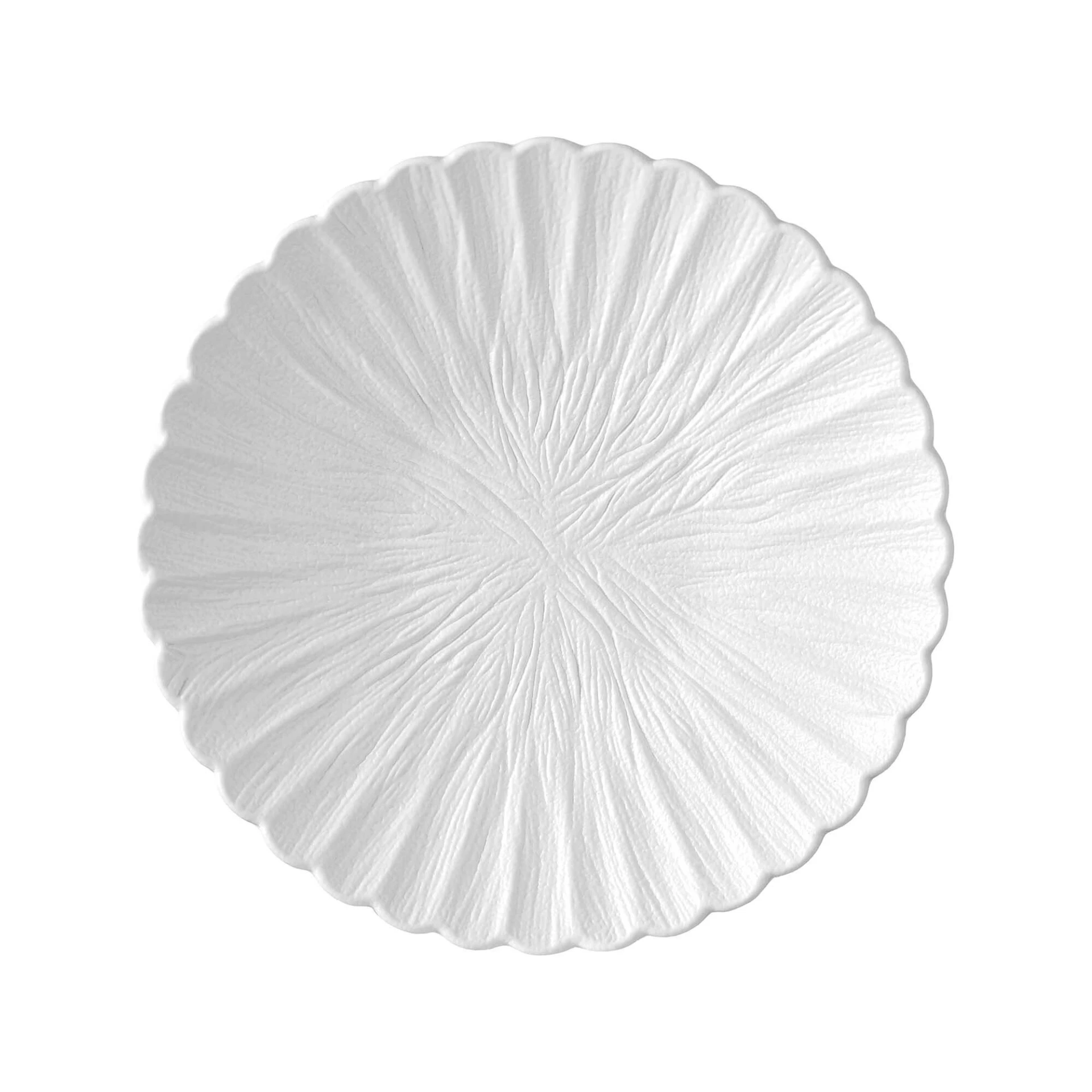 [PL762370] Fiord Teller blumenförmig D27cm - weiß