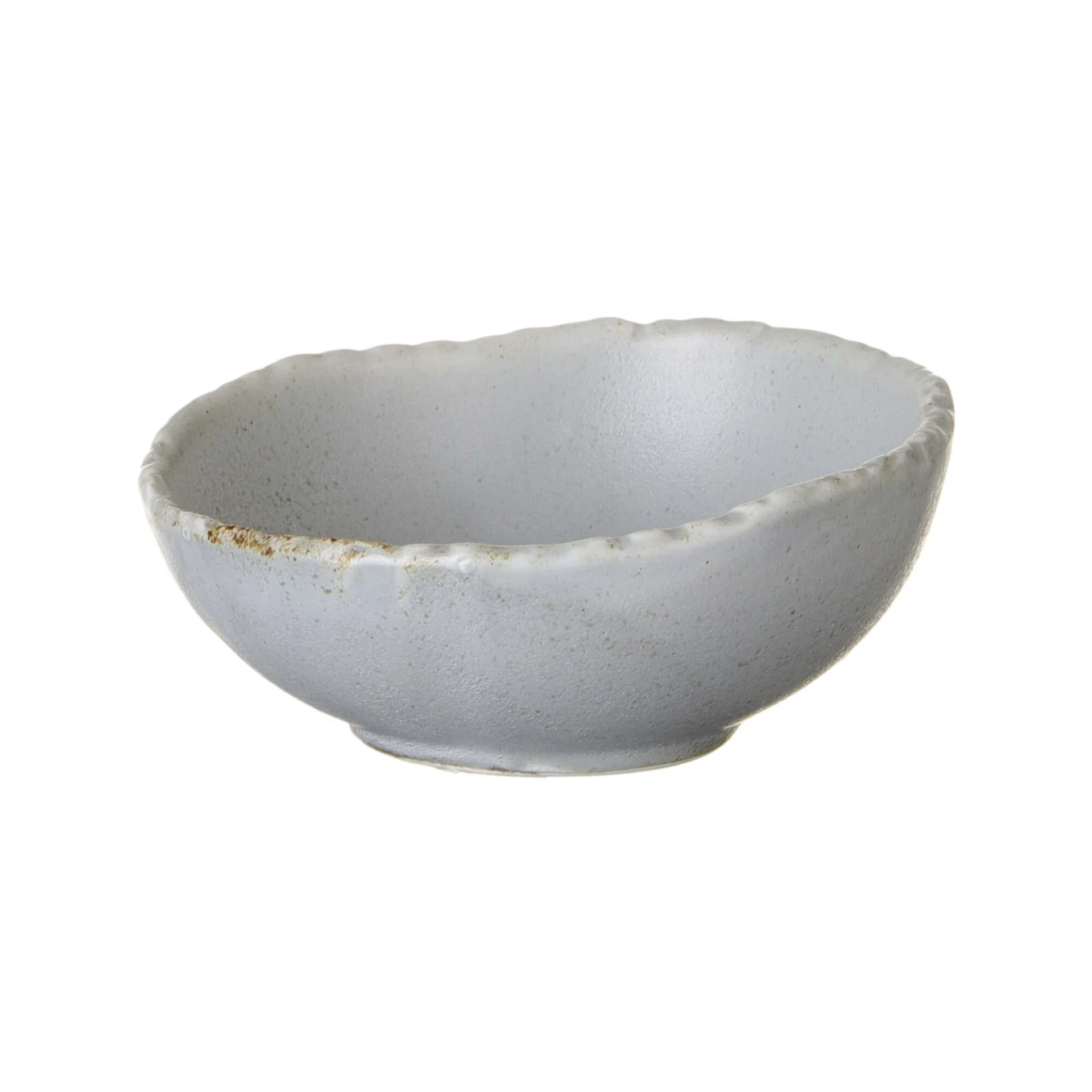 [PL760345] Soße organisch D8cm H3,5 - grau