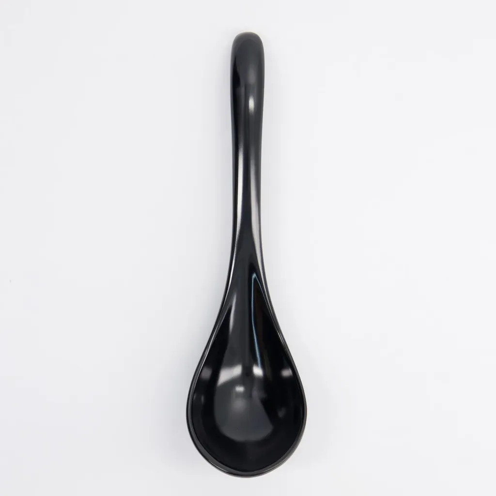 [JN33295] JN33295 Melamine Spoon BK 21x5.5x3.8cm