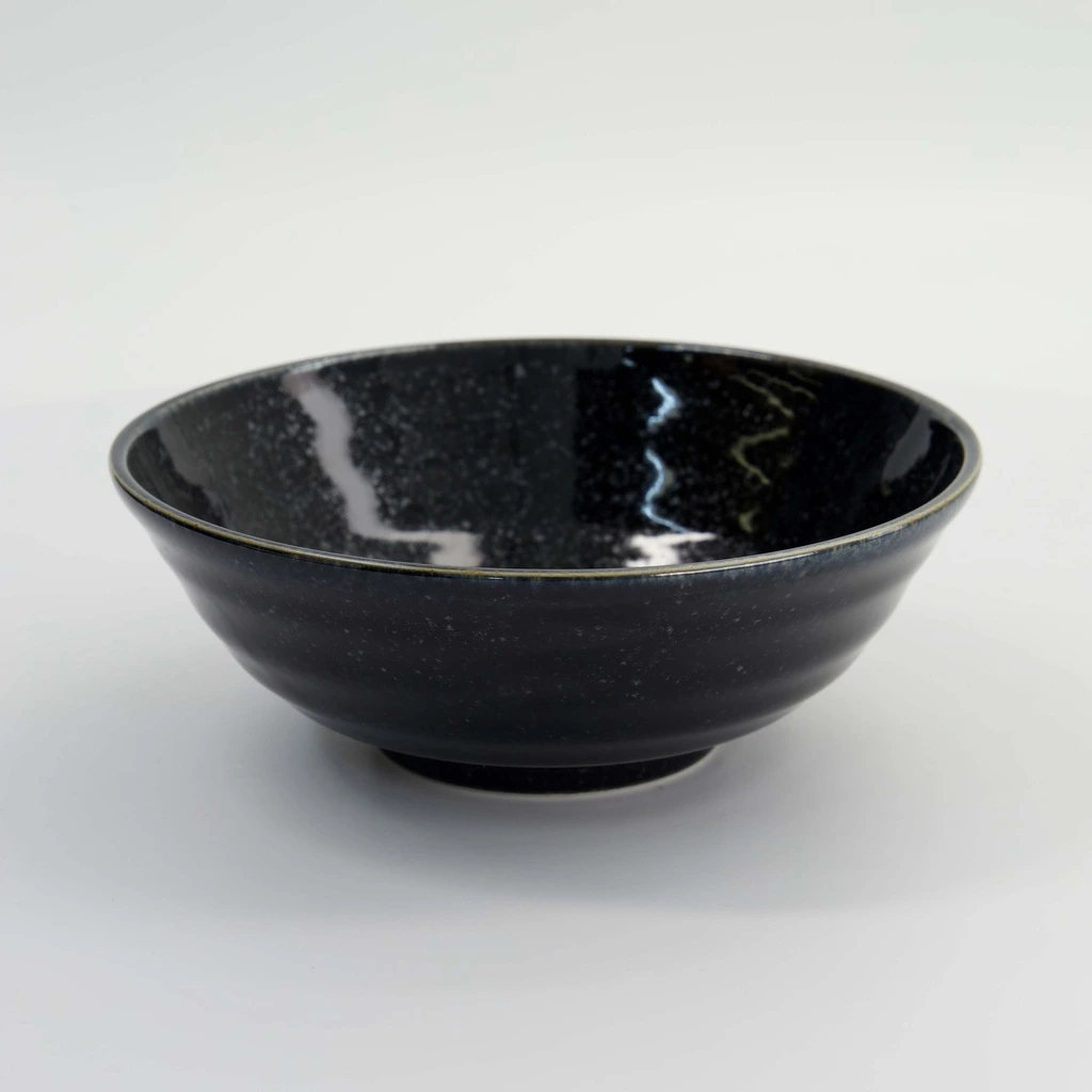 [JN34070] Kuromoku Suppenschale D21 H8 1L - schwarz