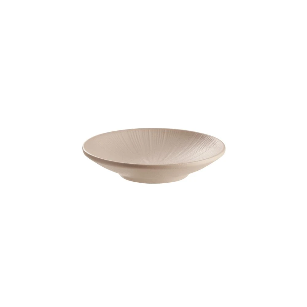 MELAMIN SAND Teller rund D15cm - weiß/beige