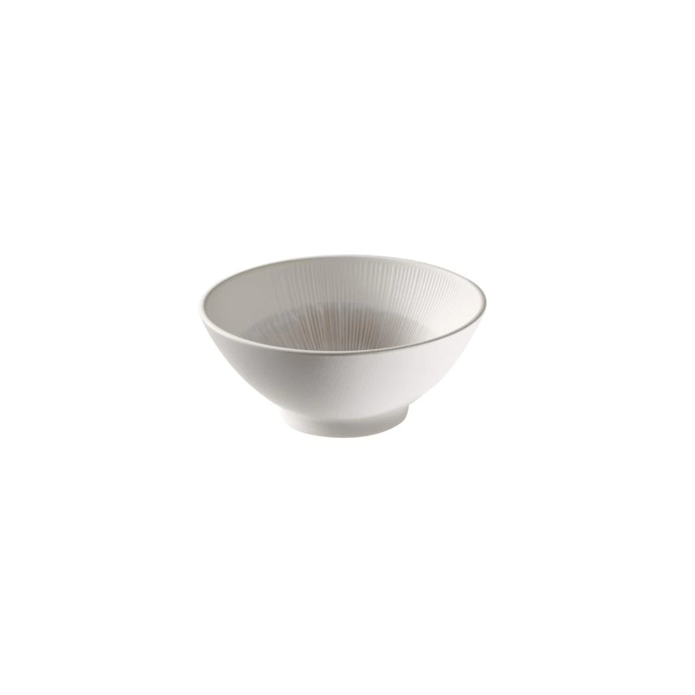MELAMIN MILK Schale D24cm H9 1,7l - weiß/beige