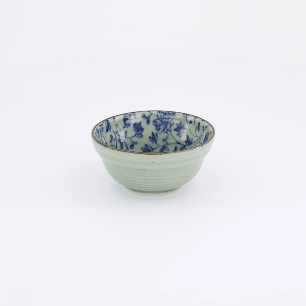 Mashiko Soße Linienmuster 9.5x4.5cm - Blau