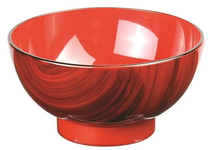 [JN04949] MELAMIN Schale rot D11,5 H6,5 Box 10/400