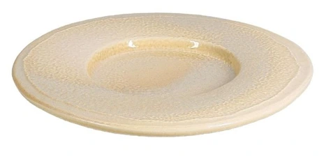 OLIVE FERRO Teller flach L26xB26 - Beige/Grün