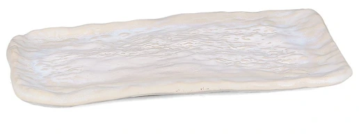 PURE PEARL ICON Servierplatte L30,5xB16 - Perle/Weiß