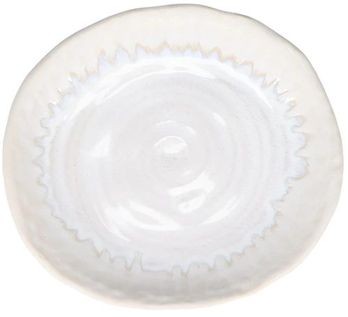PURE PEARL ICON Teller tief L31xH5 - Perle/Weiß
