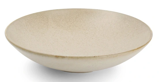 BEIGE CIRRO Teller tief rund D21xH5 - Beige
