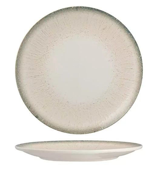 [MA536322] ARIANE Bord Iris Grey mit Rand 24cm - grau/beige