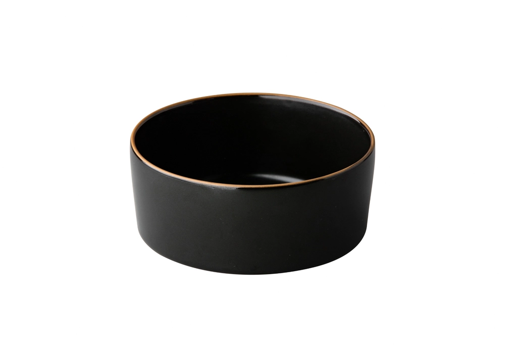 [STQU18002] Schale schwarz 12,7x6,7cm - Japan