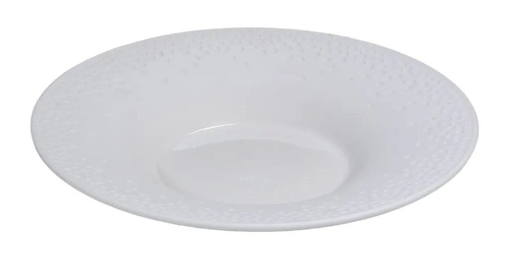 [STQP5008] Teller tief mit breiter Fahne 28,5cm - SPOTS