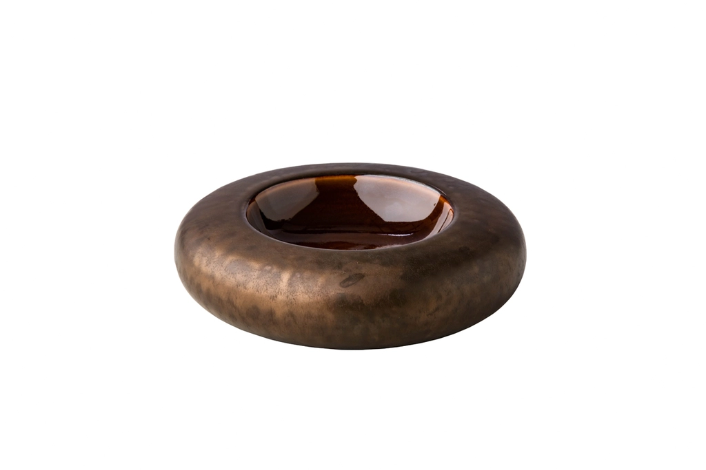 [STRD18424] Bowl mettalic gold 17 x 5,3 cm
