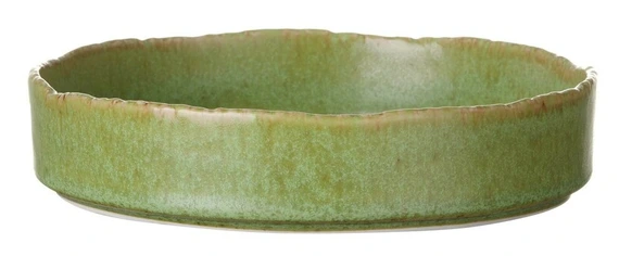 EDENIC Teller mit hohem Rand D25cm - grün