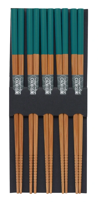 5er Stäbchen Set | dunkelgrün Box 10/200