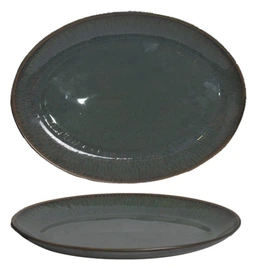 Oval Teller Welle Maar 31x23cm CT6