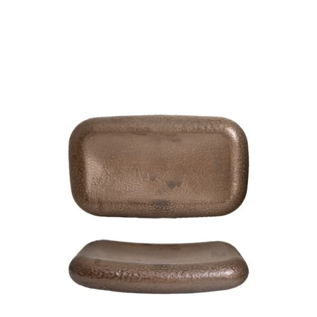 Sushi Teller reckteckig plume 27x17cm - braun