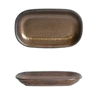 Bronze Oval Teller Round Gordion 16x9 cm CT48
